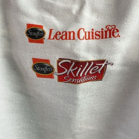 Stouffers Lean Cuisine Cooking Grilling Apron , White - Picture 4 of 5